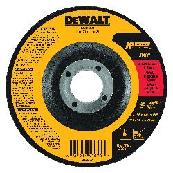 DeWALT® DWA8424F HP™ Type 27 Cut-Off Wheel, 60 Grit, Aluminum Oxide Abrasive
