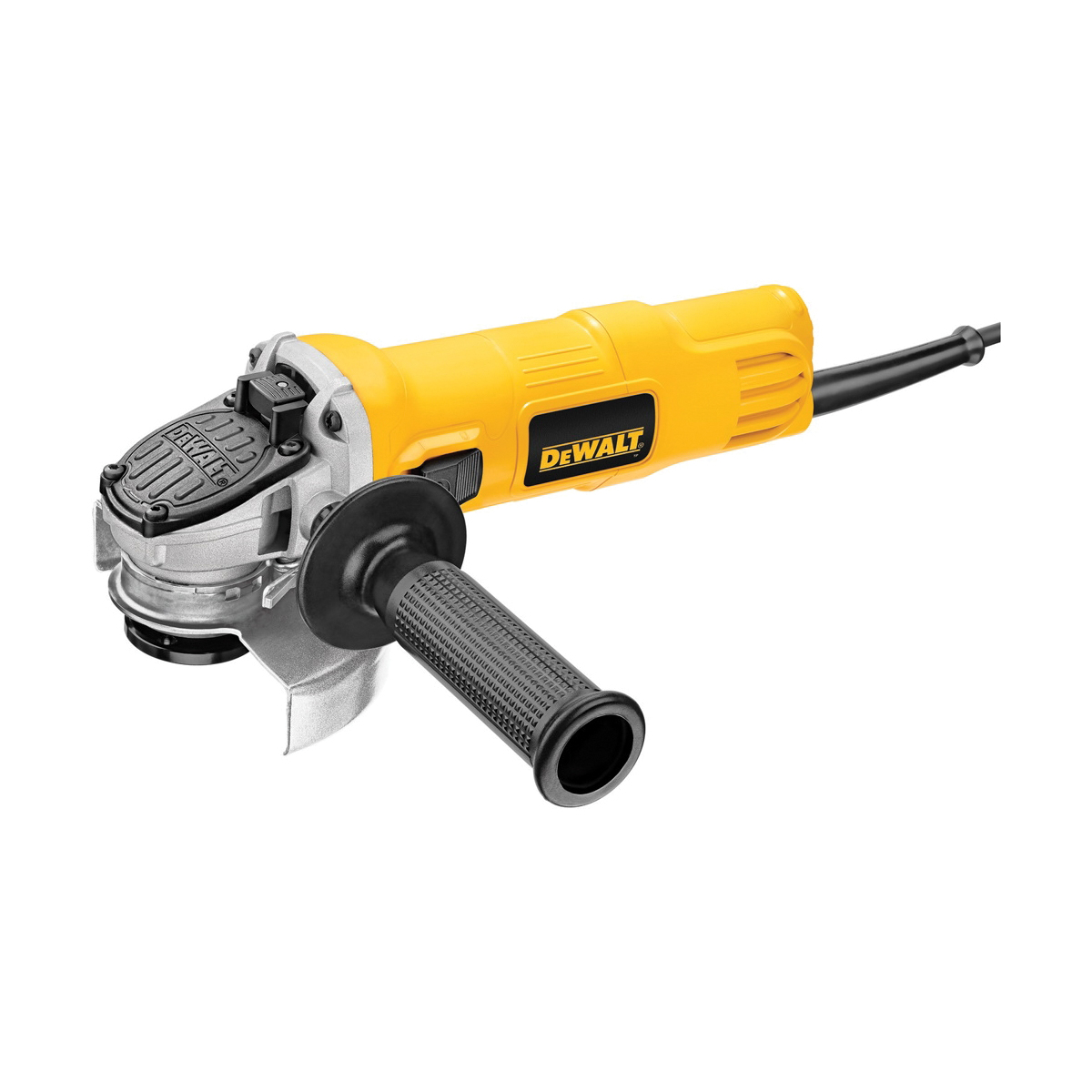 DeWALT® DWE4011 Small Angle Grinder, 4-1/2 in Dia Wheel, 5/8-11 Arbor/Shank, 120 VAC, For Wheel: Quick-Change™, Yellow, No, Slide Switch