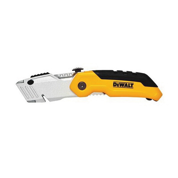 DeWALT® DWHT10035L Folding Utility Knife, 2-1/2 in L Blade, Retractable Stainless Steel Blade