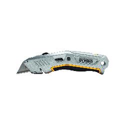 DeWALT® DWHT10319 Utility Knife, 3/4 in W Retractable Blade, Tool Free, Carbon Steel Blade, 5 Blades Included, 6-1/2 in OAL