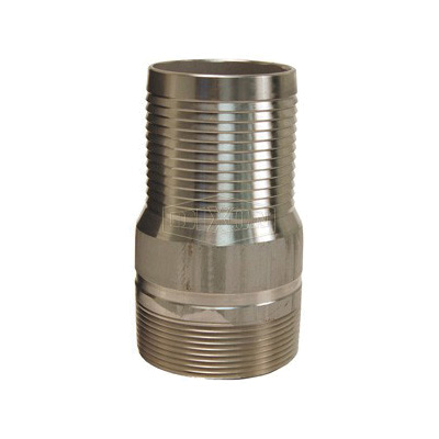 Dixon® RST40 King™ Combination Nipple, 4 in Nominal, Hose x MNPT End Style, 316 Stainless Steel