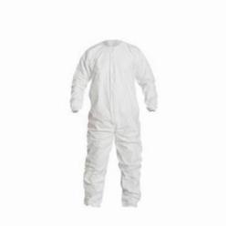 DuPont™ IC253BWH Clean Sterile Coverall With Elastic Wrist and Ankle, White, DuPont™ Tyvek® IsoClean®
