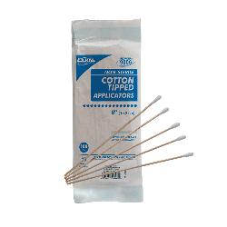 First Aid Only® 90933 Cotton Tipped Applicator, 6 in, Cotton/Wood
