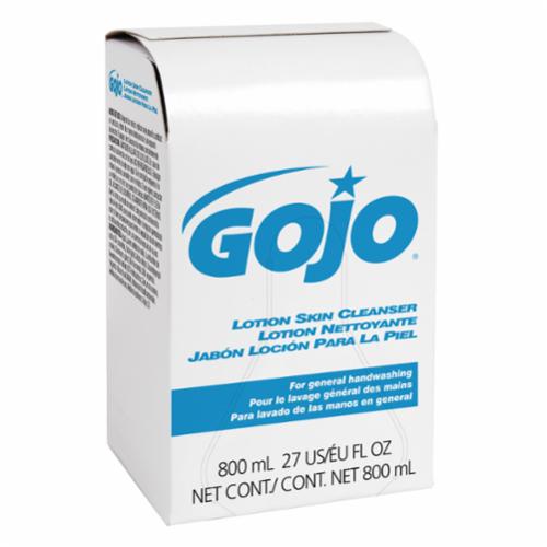 GOJO® 9112-12 Skin Cleanser, 800 mL Nominal, Dispenser Refill Package, Lotion Form, Light Floral Odor/Scent, Opalescent/Pink