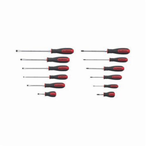 GEARWRENCH® 80051 Combination Screwdriver Set, 12 Pieces, ASME B107.15, Black Oxide