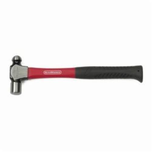 GEARWRENCH® 82252 Ball Pein Hammer, 15.59 in OAL, 24 oz Drop Forged Alloy Steel Head, Fiberglass Handle