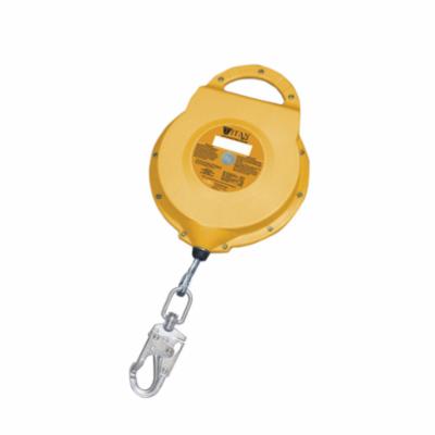 Honeywell Miller® Titan™ TR30-Z7/30FT Self-Retracting Cable Lifeline With Swivel Snap Hook and Carabiner, 310 lb Load Capacity, 30 ft L, Specifications Met: ANSI Specified