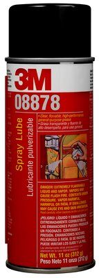 3M™ 8878 Spray Lubricant, 11 oz Aerosol Can, Liquid Form, Milky, 0.72