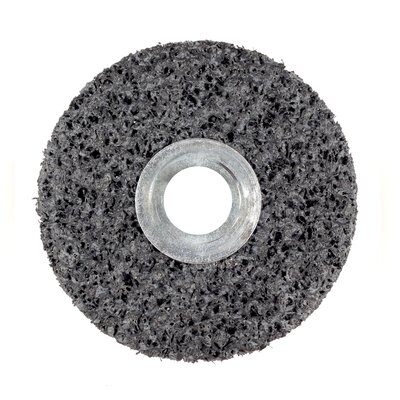 3M™ 01003 Clean and Strip Unitized Wheel, 1 in Dia Wheel, 3/16 in Center Hole, 1 in W Face, Extra Coarse Grade, Silicon Carbide Abrasive
