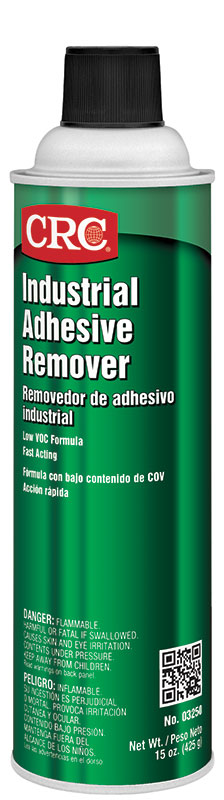 CRC® 03250 Flammable Adhesive Remover, 20 oz Aerosol Can, Liquid Form, Clear/White, Slight Hydrocarbon Odor/Scent