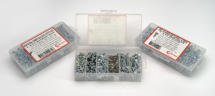 Peco TEKKIT Self-Drill Screw Assortment Kit, Stainless Steel, Hex Washer Head, 284 Pieces