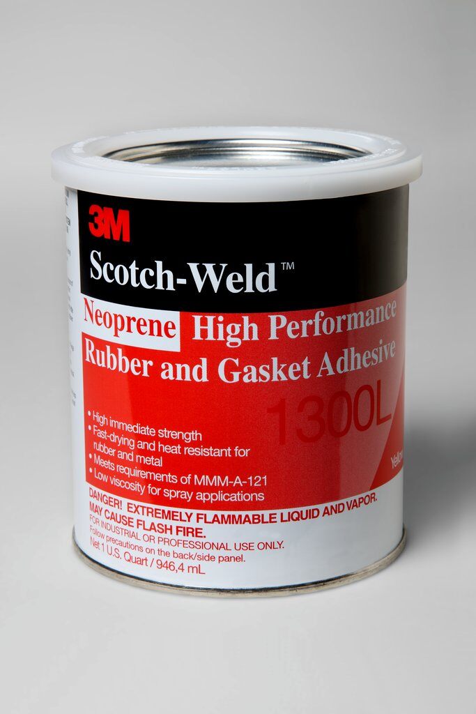 3M™ 1300L High Performance High Strength Rubber and Gasket Adhesive, 1 qt Pail