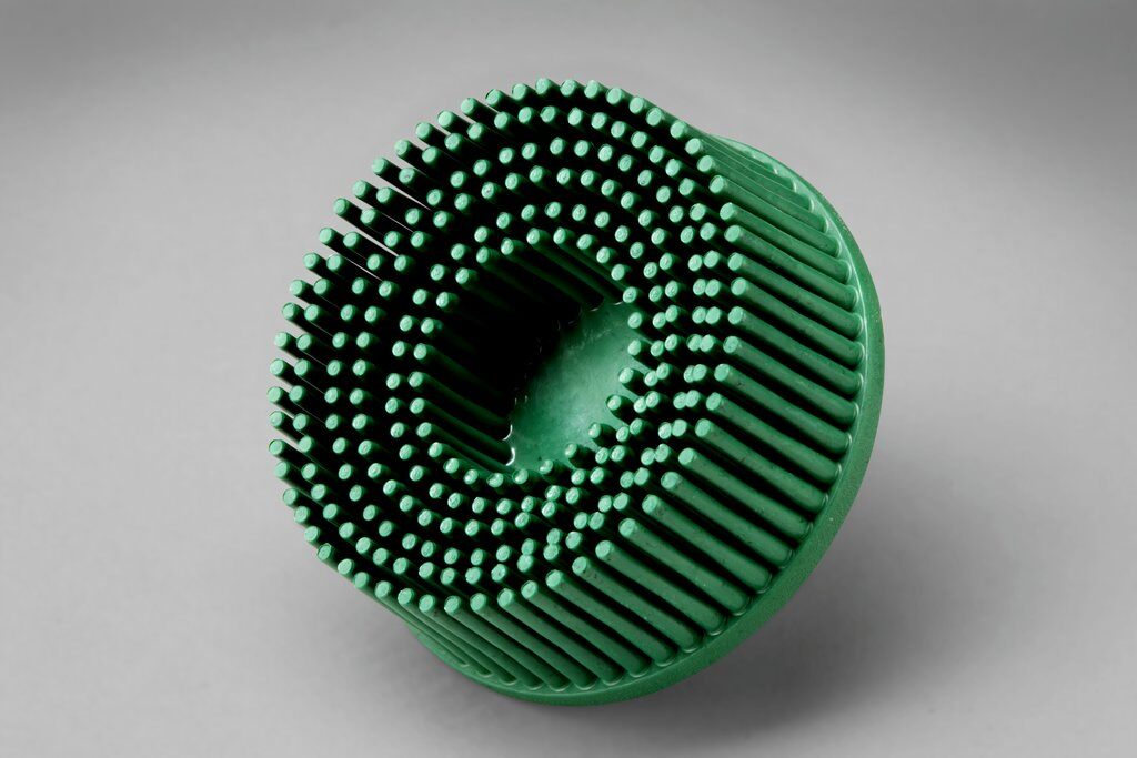 3M™ Scotch-Brite™ 18698 Quick-Change Bristle Disc Brush, 1 in Dia Brush, 5/8 in Center Hole, Ceramic Fill