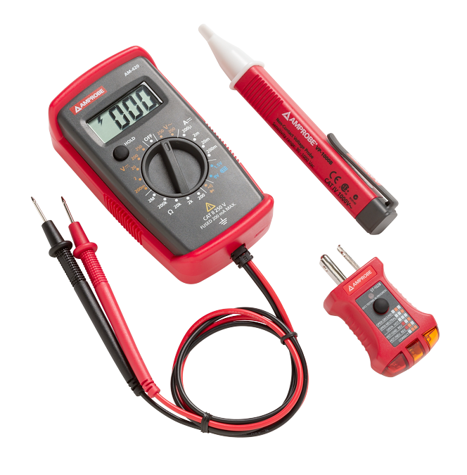 Amprobe® PK-110 Electrical Test Kit, 3 Pieces