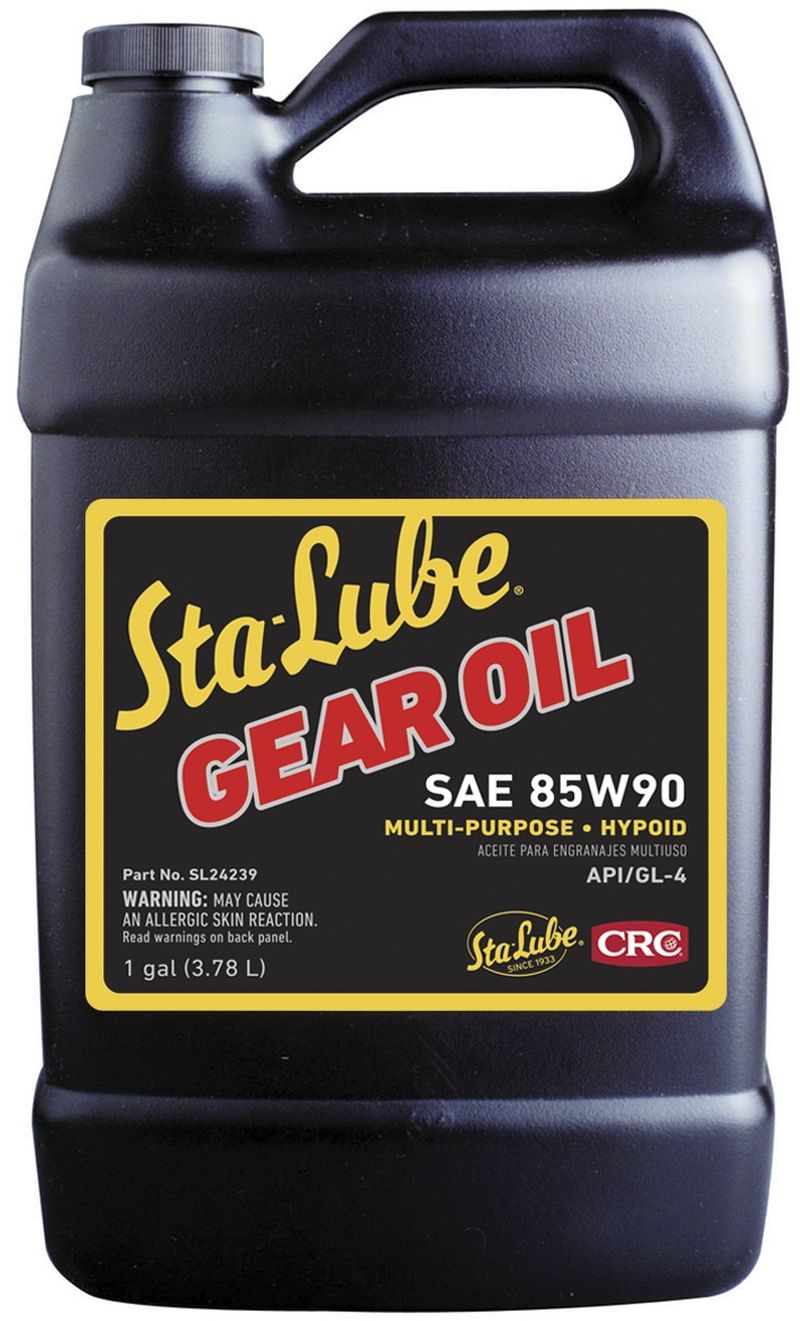 Sta-Lube® SL24239 API/GL-4 Hypoid Multi-Purpose Non-Flammable Gear Oil, 1 gal Bottle, Mild Odor/Scent, Liquid Form, SAE 85W90 Grade, Amber