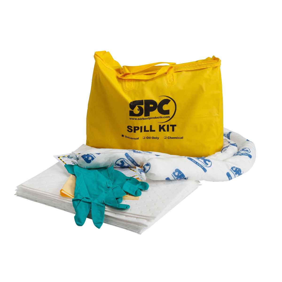 SPC® SKO-PP Economy Portable Spill Kit, 4 gal Bag, Fluids Absorbed: Oil