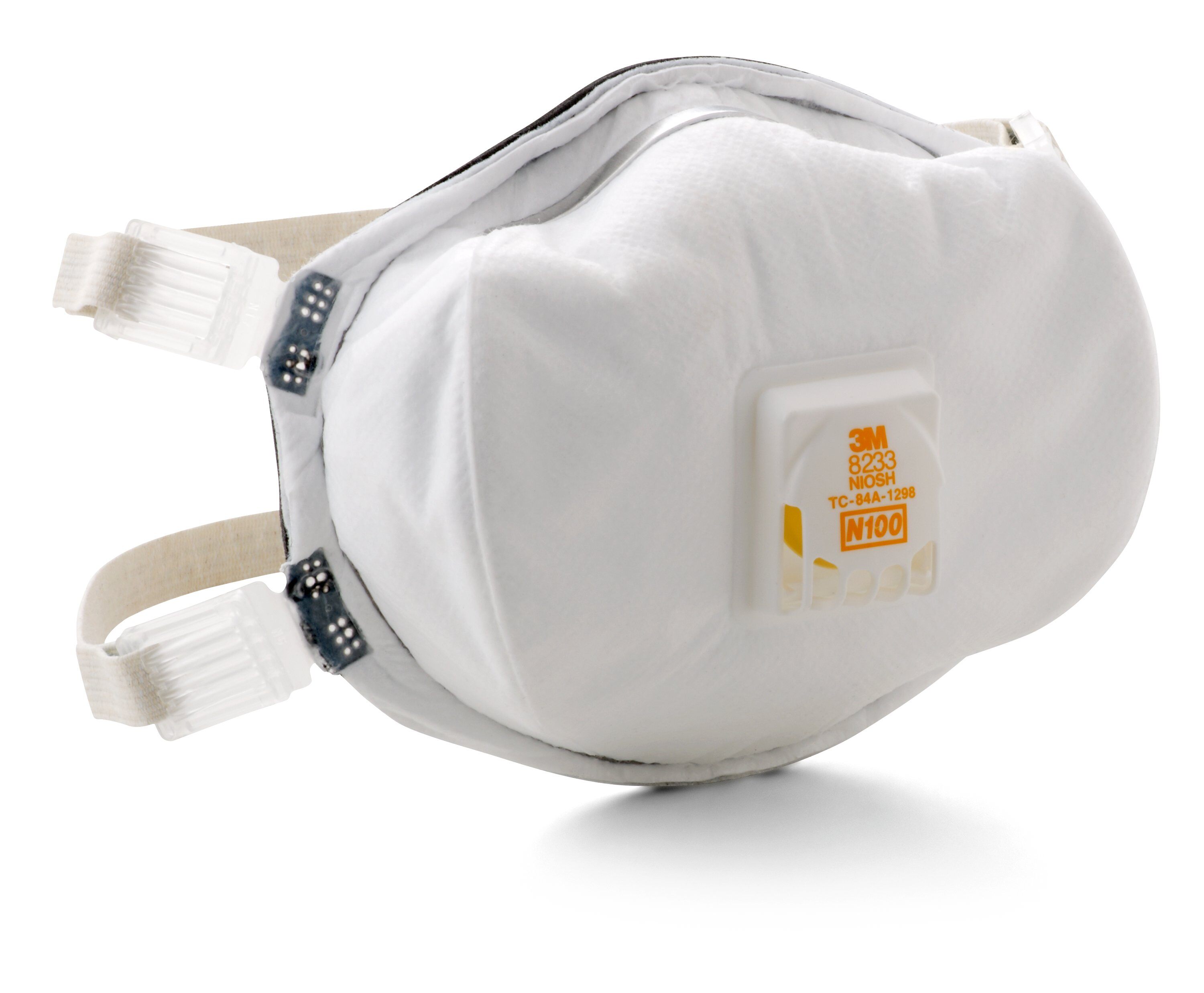 3M™ 8233 Standard Particulate Respirator, Resists: Non-Oil Based Particles