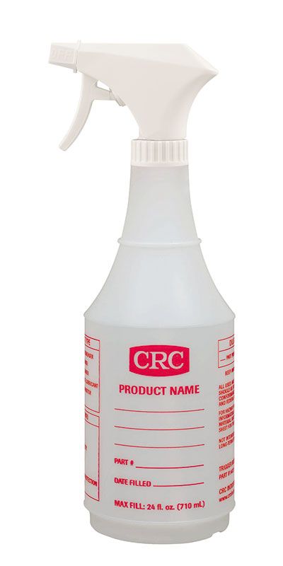 CRC® 14021 Empty Trigger Bottle, 24 oz Capacity, 3 in L