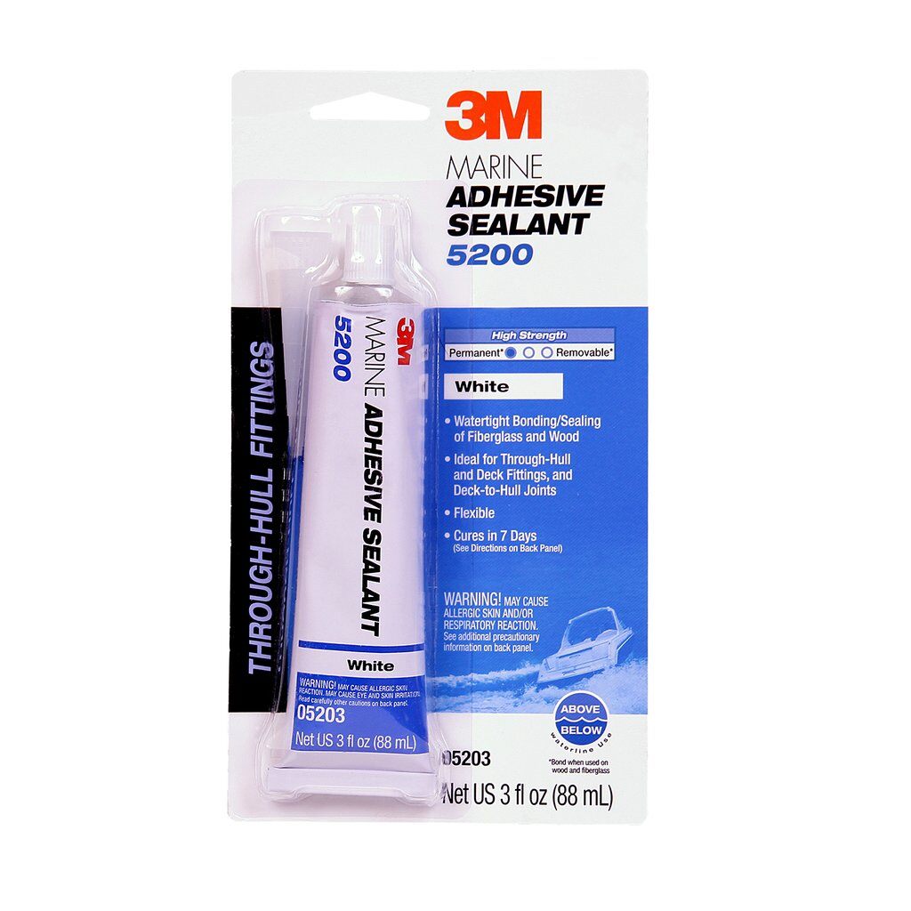3M™ 5203-White-3oz Very High Strength Adhesive Sealant, 3 oz Tube, White, Polyurethane Base