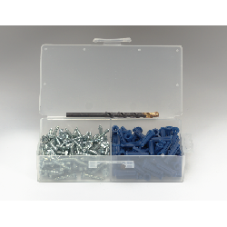 Peco 8709E Zip-It® Anchor Kit, For Use With 3/8 to 5/8 in THK Wallboard, 201 Pieces