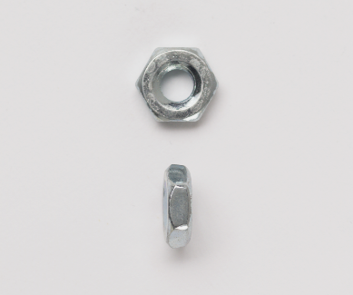 Peco 832HMSNZJ Hex Machine Screw Nut, #8-32, Steel, Zinc Plated