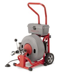RIDGID® 93557 K-6200 Drum Drain Cleaning Machine Kit, 3 to 6 in Drain Line, 200 ft Max Run, 4/10 hp, 115 VAC