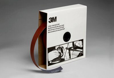 3M™ 19811 314D Lightweight Utility Closed Coated Abrasive Roll, 50 yd L x 1-1/2 in W, 80 Grit, Medium Grade, Aluminum Oxide Abrasive, Cloth Backing