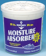 MaryKate® MK6912 Non-Flammable Moisture Absorber, 12 oz Tub, Granular Pellet Form, White, 2.2