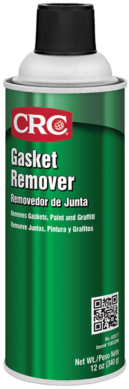 CRC® 03017 Flammable Gasket Remover, 16 oz Aerosol Can, Liquid/Viscous Form, Light Gray, Solvent Odor/Scent