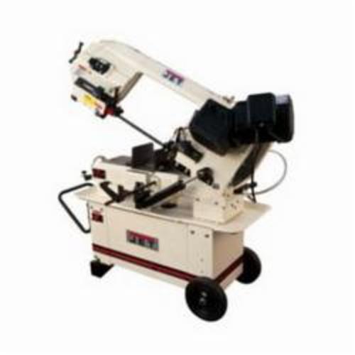 JET® 413460 Geared Head Horizontal/Vertical Band Saw, 5 in Round, 5 x 8 in Rectangle 45 deg Capacity, 8 in Round, 8 x 11-1/4 in Rectangle 90 deg Capacity, 1 hp, 115/230 VAC, 16 A, 145/200/245 sfpm Speed