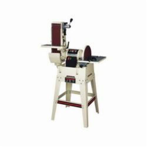 JET® 708599K Belt and Disc Sander With Open Stand, 48 in L x 6 in W Belt, 12 in Dia Wheel, 1-1/2 hp, Tool Only