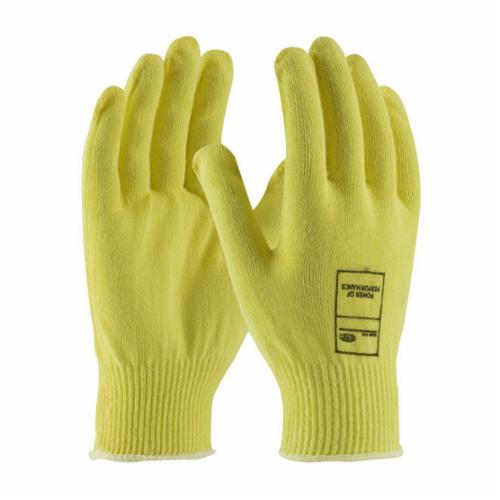 PIP® Kut-Gard® 07-K200 Lightweight Unisex Cut Resistant Gloves, Uncoated, DuPont™ Kevlar® Fiber, Elastic Knit Wrist Cuff, Resists: Cut, Heat and Flame, ANSI Cut-Resistance Level: A2