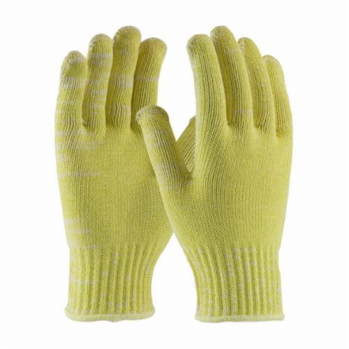 PIP® Kut-Gard® 07-K320 Medium Weight Unisex Cut Resistant Gloves, Uncoated Coating, Kevlar® Cotton Plated, Elastic Knit Wrist Cuff, Resists: Cut, ANSI Cut-Resistance Level: A1