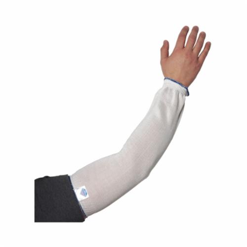 PIP® Kut Gard® 20-D21TO 20-DTO Cut-Resistant Sleeves With Thumb Hole, 21 in L x 1 ply THK, Dyneema®, White