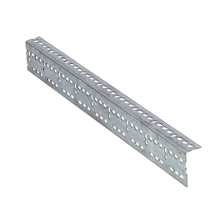 LYON® 6522-12 Heavy Duty Slotted Angle, Steel, Silver, Galvanized