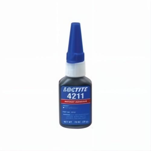 Loctite® 135302 4211™ 1-Part High Viscosity Instant Adhesive, 20 g Bottle, Black, 24 hr Curing