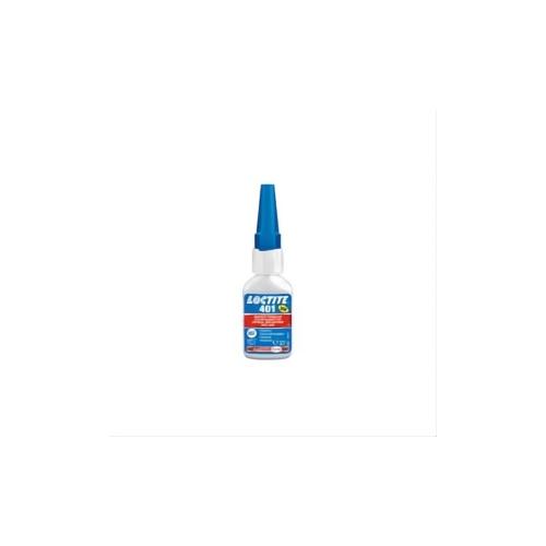 Loctite® 135429 Prism® 401™ 1-Part General Purpose Low Viscosity Instant Adhesive, 20 g Bottle, Clear, 24 hr Curing