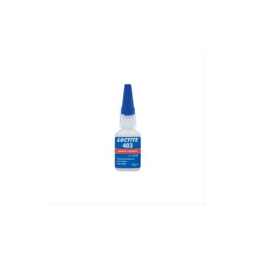 Loctite® 135433 Prism® 403™ 1-Part High Viscosity Instant Adhesive, 20 g Bottle, Clear, 24 hr Curing