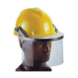 msa hard hat face shield