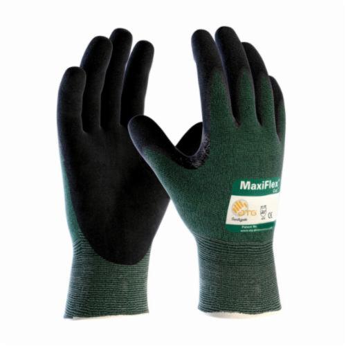 PIP® MaxiFlex® Cut™ 34-8743 Unisex Cut Resistant Gloves, MicroFoam/Nitrile Coating, Continuous Knit Wrist Cuff, Resists: Abrasion, Cut, Puncture and Tear, ANSI Cut-Resistance Level: A2
