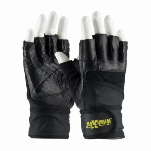 PIP® Maximum Safety® 122-AV20 Ergonomic Anti-Vibration Gloves, Cotton/Elastane/PVC/Terrycloth