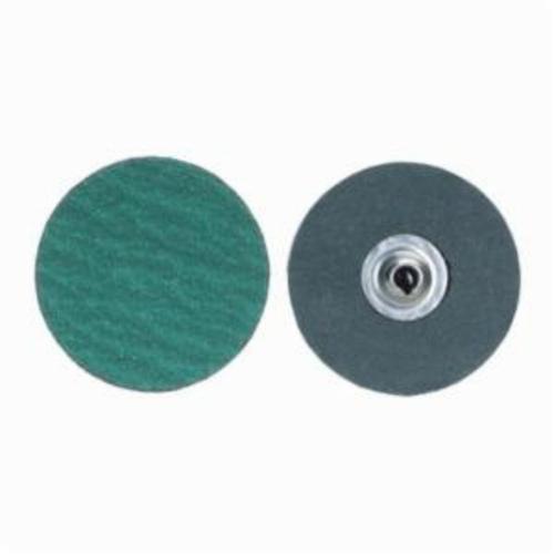 Norton® Merit® PowerLock® fx 08834161267 Flexible Coated Abrasive Quick-Change Disc, 1 in Dia, 80 Grit, Coarse Grade, Zirconia Alumina Abrasive, Type TS (Type II) Attachment