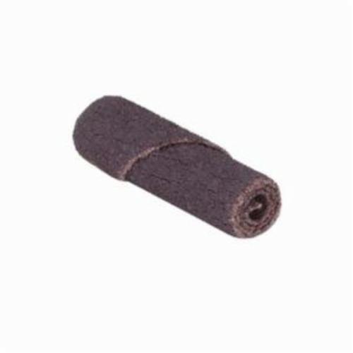 Norton® Merit® Durite® 08834180712 Straight Half Glued Coated Cartridge Roll, 1/2 in Dia x 1-1/2 in OAL, 1/8 in Pilot Hole, 80 Grit, Silicon Carbide Abrasive
