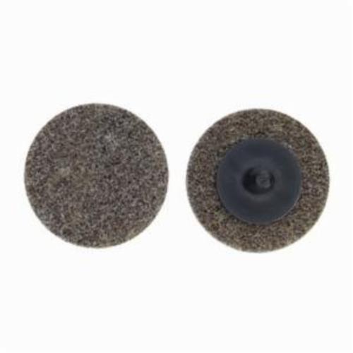 Norton® Merit® Bear-Tex® 66261054187 Button Mount Non-Woven Unitized Wheel, 2 in Dia, 1/4 in W Face, Coarse Grade, Aluminum Oxide Abrasive