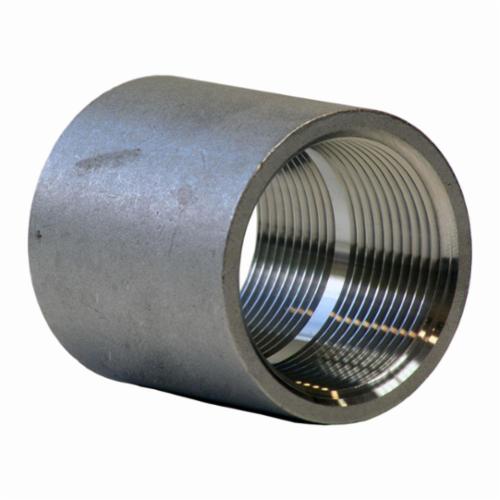 Merit Brass K411-12 Pipe Coupling, 3/4 in Nominal, FNPT End Style, 150 lb, 304/304L Stainless Steel, Import