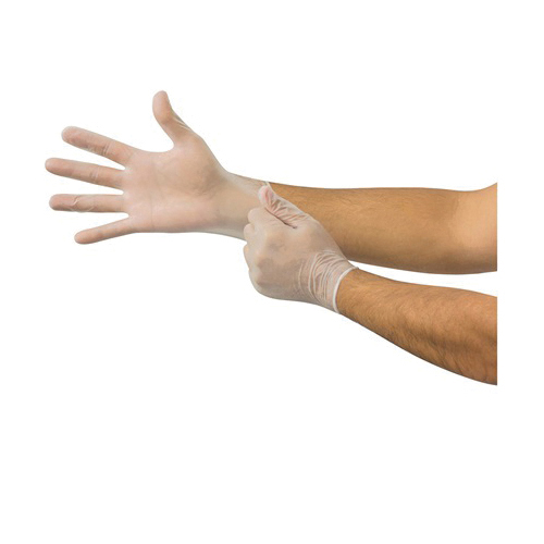Ansell Microflex® DF-850-S Derma Free® DF-850 Non-Sterile Single Use Disposable Gloves, S, Vinyl, Clear, 9.3 in L, Non-Powdered, Smooth, 3.9 mil THK, Application Type: Exam/Medical Grade, Ambidextrous Hand