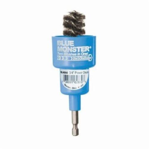 Cleanfit Blue Monster® Power-Deuce® 62841 6200 Power Tube Brushing Tool, 1 in ID x 1-1/4 in OD Dia