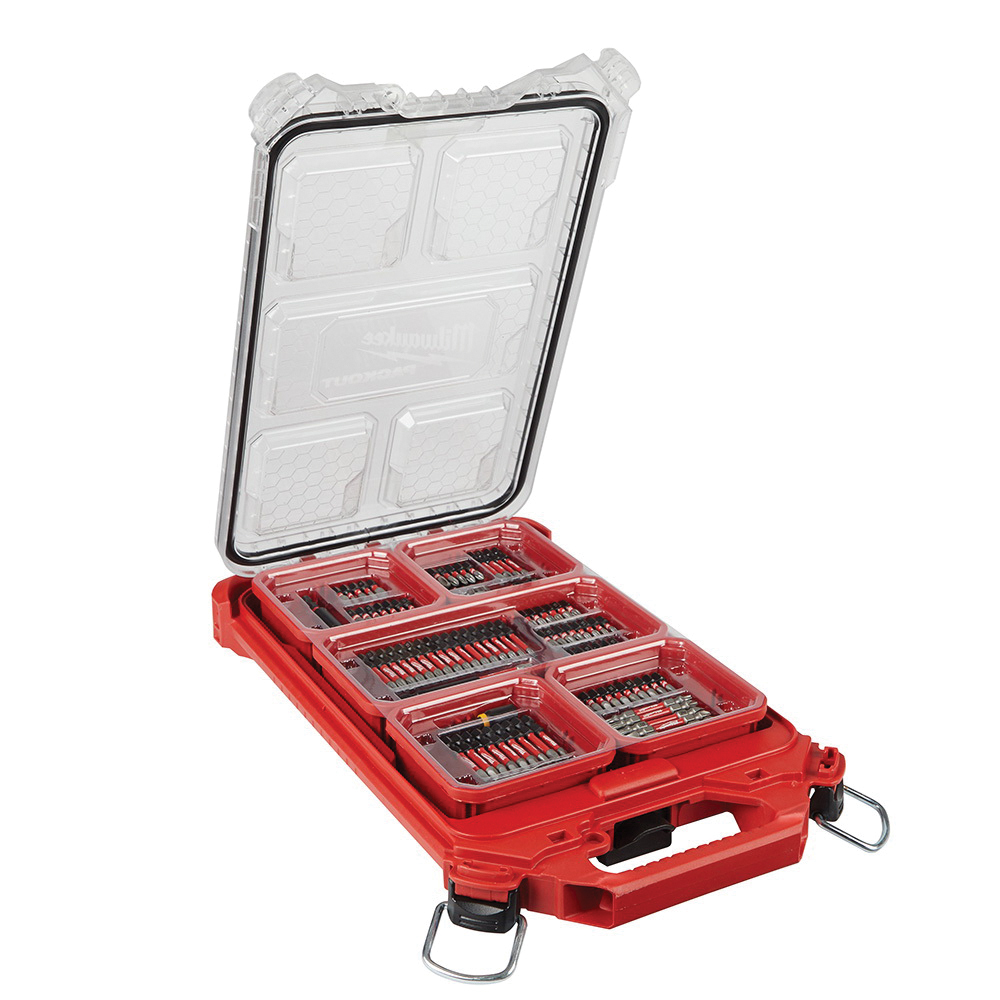 FREE WITH PURCHASE:  Milwaukee® SHOCKWAVE™ PACKOUT™ 48-32-4082 100-Piece Impact Driver Bit Set