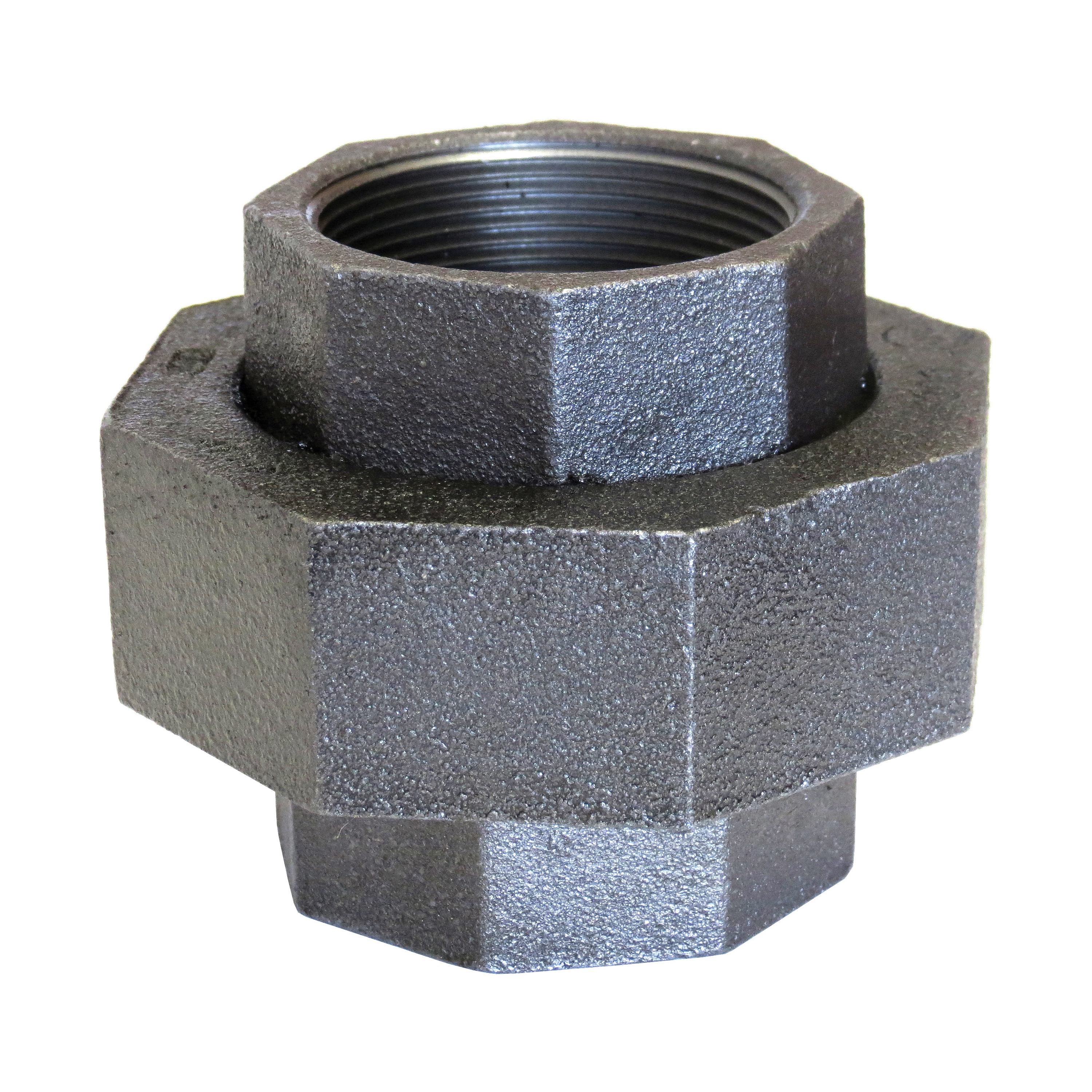 Anvil® 0312822802 FIG 459 Ground Joint Pipe Union, 3 in Nominal, FNPT End Style, 300 lb, Malleable Iron, Black Oxide, Domestic
