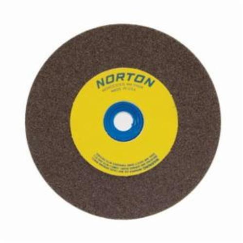 Norton® Gemini® 07660788201 57A Alundum® Straight Bench and Pedestal Grinding Wheel, 5 in Dia x 1/2 in THK, 1 in Center Hole, 100/120 Grit, Aluminum Oxide Abrasive